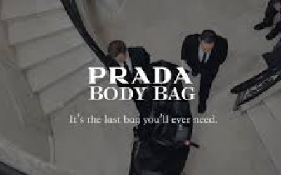 حقيقة إعلان كفن prada